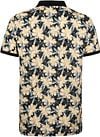Suitable Polo Bloemen Donkerblauw Navy Product / Achterkant