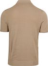 Suitable Knitted Polo Shirt Beige Product / Achterkant