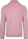 Suitable Merino Half Zip Sweater Rose Product / Achterkant