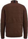 Vanguard Knitted Turtleneck Brown Product / Achterkant