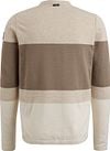 Vanguard Pullover Stripe Beige Product / Achterkant
