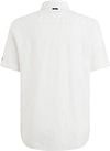 Vanguard Short Sleeve Overhemd Linnen Blend Wit Product / Achterkant
