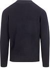 William Lockie Half Zip Pullover Lambswool Navy Product / Achterkant