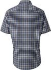 Casa Moda Short Sleeve Overhemd Ruiten Navy Product / Achterkant