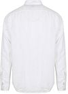 BOSS Relegant Shirt Linen White Product / Achterkant