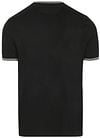 Fred Perry M1588 Twin Tipped T Shirt Black Product / Achterkant