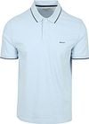 Gant Tipping Piqué Poloshirt Lichtblauw 2062034-457 kopen | Suitable