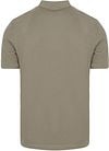 No Excess Half Zip Poloshirt Piqué Vert Product / Achterkant
