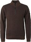 No Excess Pull Demi-Zip Marron 21230904SN-040 commander en ligne | Suitable