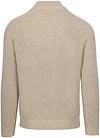 NZA Half Zip Sweater Drake Ecru Product / Achterkant