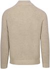 NZA Half Zip Trui Drake Ecru Product / Achterkant