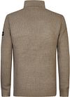 Petrol Cardigan Sitka Taupe Product / Achterkant