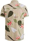 PME Legend Polo Shirt Print Beige Model / Achterkant