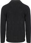 Profuomo Longsleeve Poloshirt Mix Laine Marine Product / Achterkant
