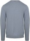 Profuomo Pull-over Laine Merinos Bleu