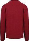 William Lockie Pullover Lambswool O Poppy Melange Product / Achterkant