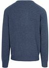 Steppin' Out Trui Lamswol Mid Blauw Product / Achterkant