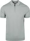 Suitable Knitted Half Zip Polo Shirt Dusty Grey SPE25108DA31ST-939 order online | Suitable