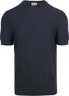 Suitable Piqué T-shirt Linen Navy TE-PIQ-COLI-25.02 FCD 39339 navy order online | Suitable