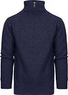 Suitable Pull Demi-Zip Bleu Marine K-zip kl 108 navy commander en ligne | Suitable