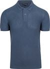 Suitable Respect Polo Structure Knit Blauw RSP-25RIBSS-DEN kopen | Suitable