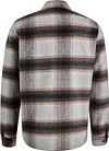 Vanguard Overshirt Brushed Wool Blend Checks Grey Product / Achterkant
