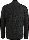 Vanguard Pullover Demi-Zip Heavy Knit Noir Product / Achterkant