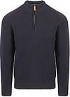 William Lockie Pull Half Zip Laine D'Agneau Marine 7096DZ-11 Navy commander en ligne | Suitable