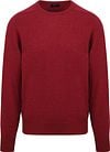 William Lockie Pullover Lambswool O Poppy Melange 7097DF-40 Poppy Melange