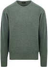 William Lockie Pullover O-neck Lambswool Landscape Green order online | Suitable