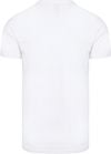 Alan Red Vancouver Organic V-Neck T-shirt White 2-Pack Product / Achterkant