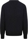 William Lockie Pullover Lammwolle Anthrazit Product / Achterkant