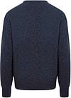 William Lockie Pull Laine D'Agneau Indigo Melange Product / Achterkant