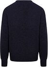 William Lockie Pullover Lambswool O Midnight Navy Product / Achterkant