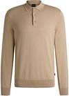 BOSS Gemello Long Sleeve Polo Shirt Beige order online | 50506025-275 | Suitable Lithuania