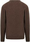 William Lockie Pullover Lammwolle Mocha Product / Achterkant