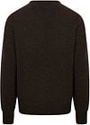 William Lockie Lambswool Cocoa Brown Product / Achterkant