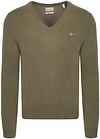 Gant Pullover V-Ausschnitt Wool Blend Army Grün 8050274-301 kaufen | Suitable