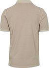 Marc O'Polo Poloshirt Faded Silk Greige Product / Achterkant