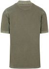 Casa Moda Polo Shirt Piqué Garment Dye Olive Green Product / Achterkant
