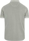 McGregor Piqué Poloshirt Grau Grün Product / Achterkant