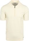 No Excess Half Zip Polo Shirt Off White 27210352-011 order online | Suitable