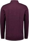 No Excess Half Zip Pullover Dark Wine Melange Product / Achterkant