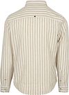 No Excess Shirt Stripes Beige Product / Achterkant