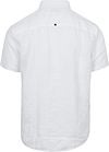 No Excess Short Sleeve Shirt Linen White Product / Achterkant