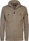 Petrol Cardigan Sitka Taupe M-3040-KWC218-7141 order online | Suitable