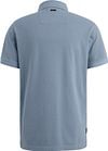 PME Legend Poloshirt Garment Dye Piqué Blauw Product / Achterkant