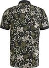 PME Legend Poloshirt Piqué Print Navy Product / Achterkant