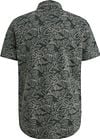PME Legend Short Sleeve Hemd Druck Dunkelgrün Product / Achterkant