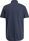 PME Legend Short Sleeve Hemd Jersey Piqué Navy Product / Achterkant